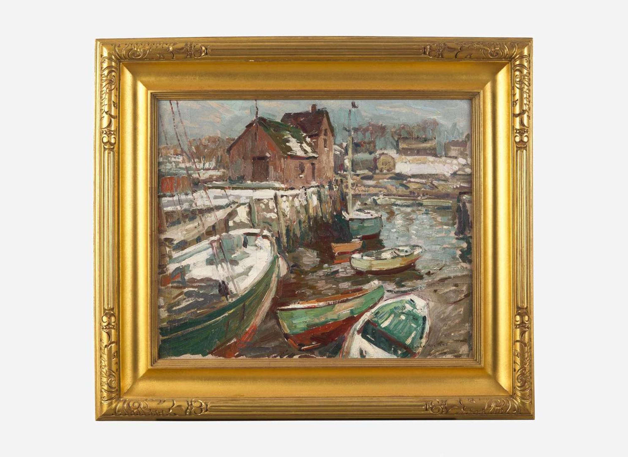William Lester Stevens (American, 1888-1969) - Rockport Winter, Motif #1