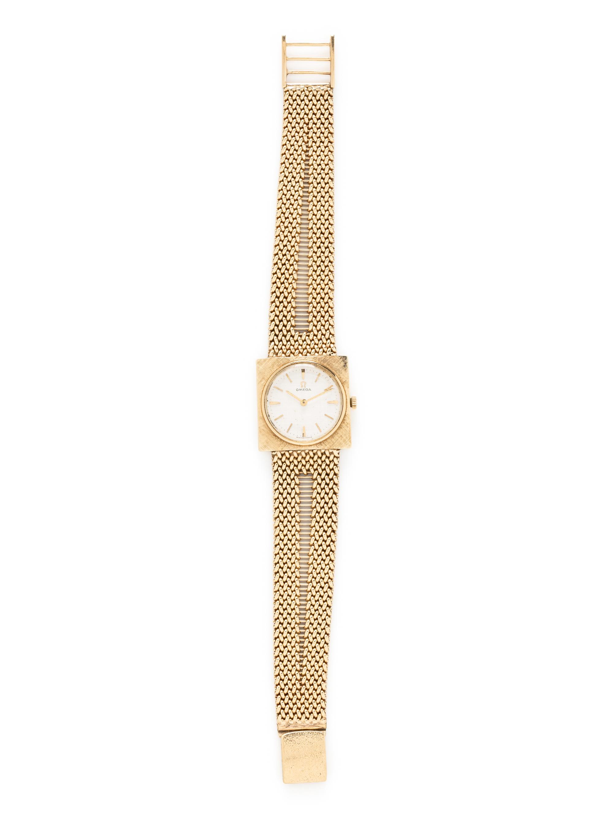 OMEGA, 14K YELLOW GOLD WATCH