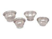 Four American Silver "Revere" Bowls