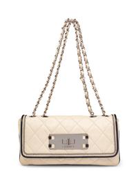 Chanel East-West White Quilted Lambskin Flap Bag
