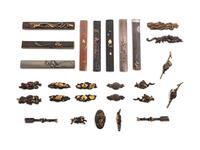 Twenty-Seven Mixed Metal Sword Fittings