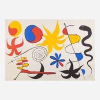 Alexander Calder (American, 1898-1976) Serpent Parmi Les Etoiles