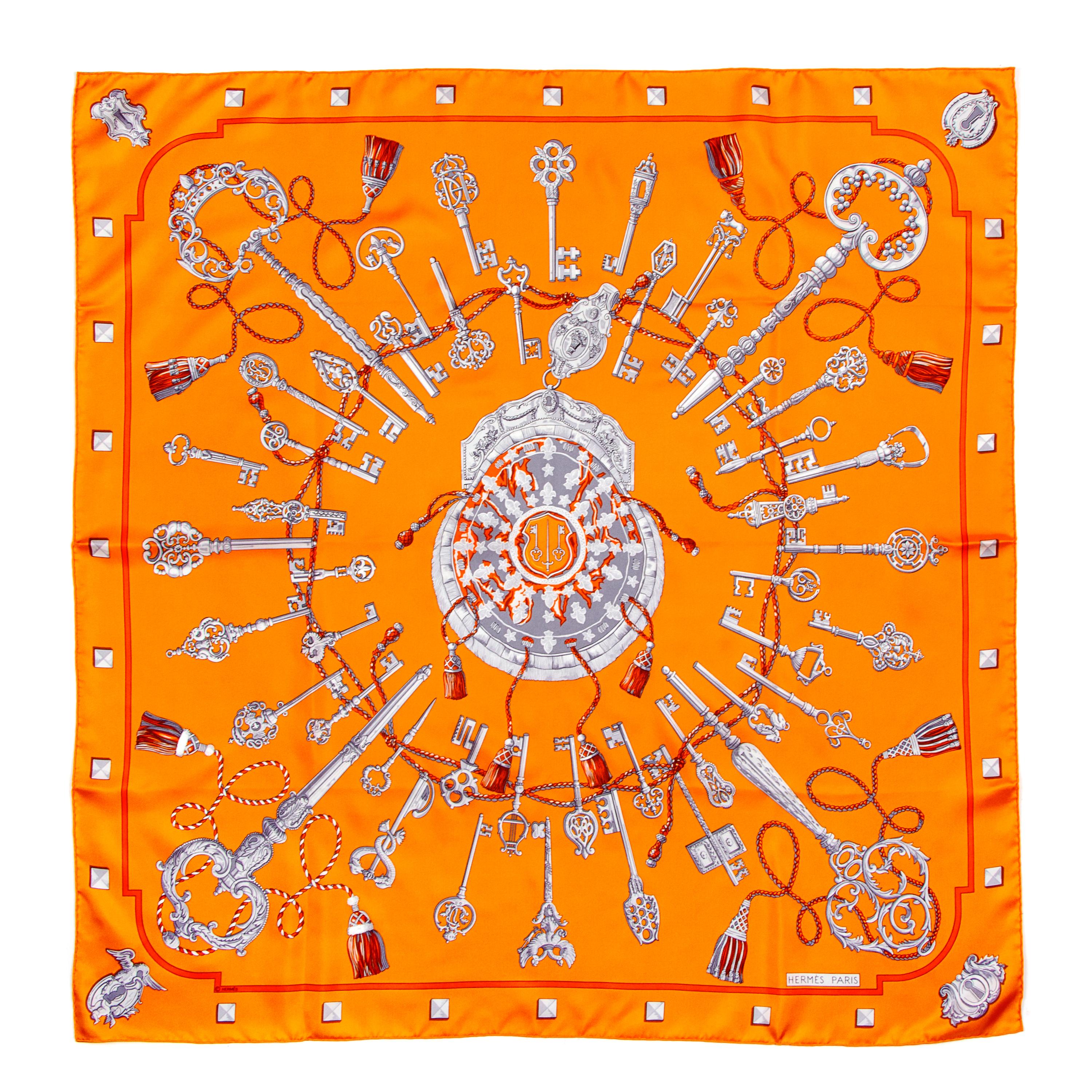 Hermes 90cm Silk Scarf