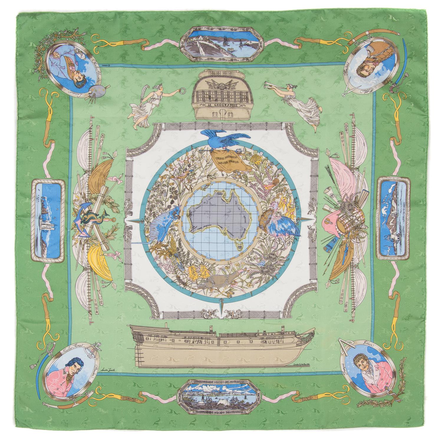 An Hermes 90cm Silk Scarf, 36" x 36"