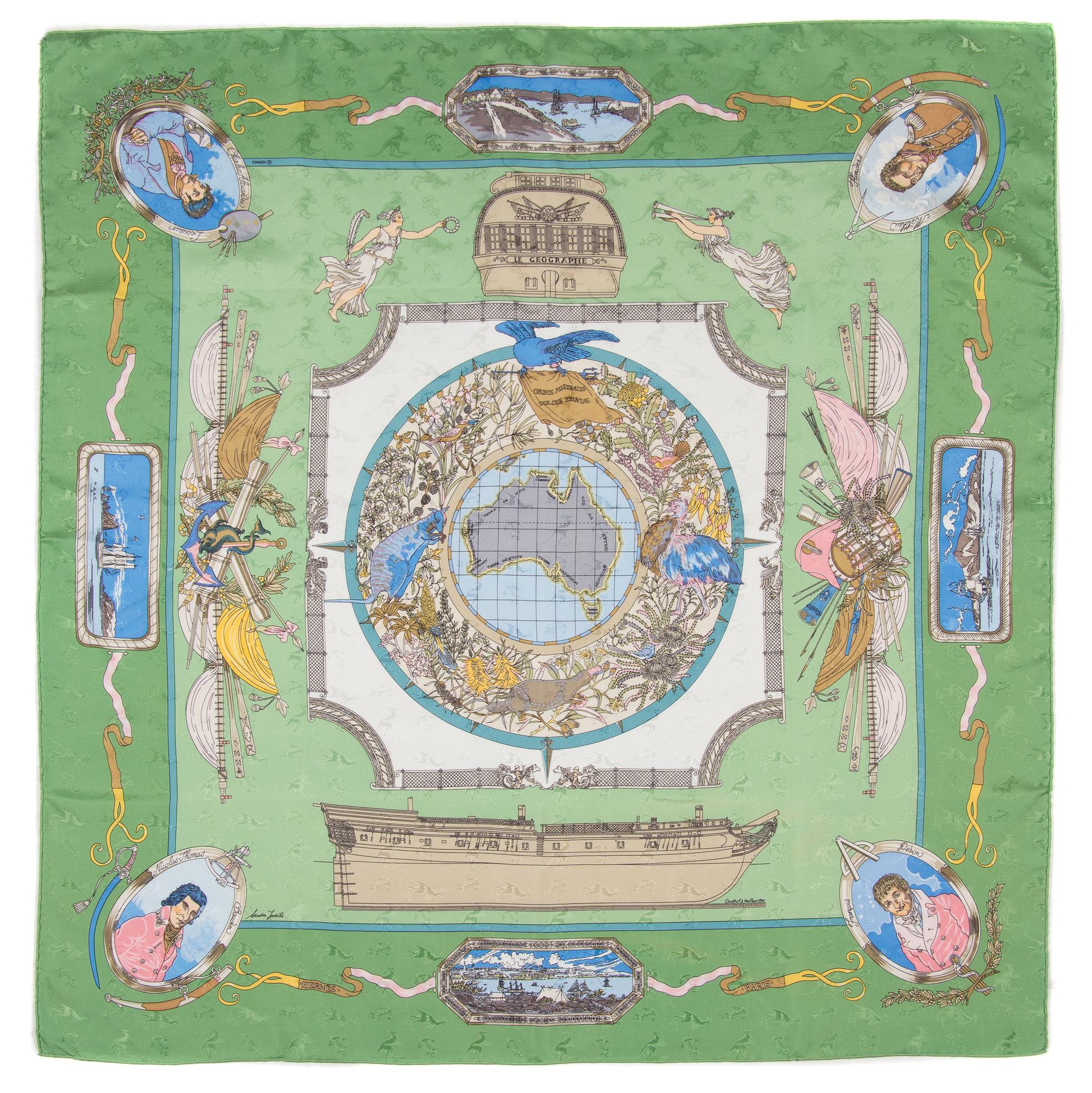 An Hermes 90cm Silk Scarf, 36" x 36"