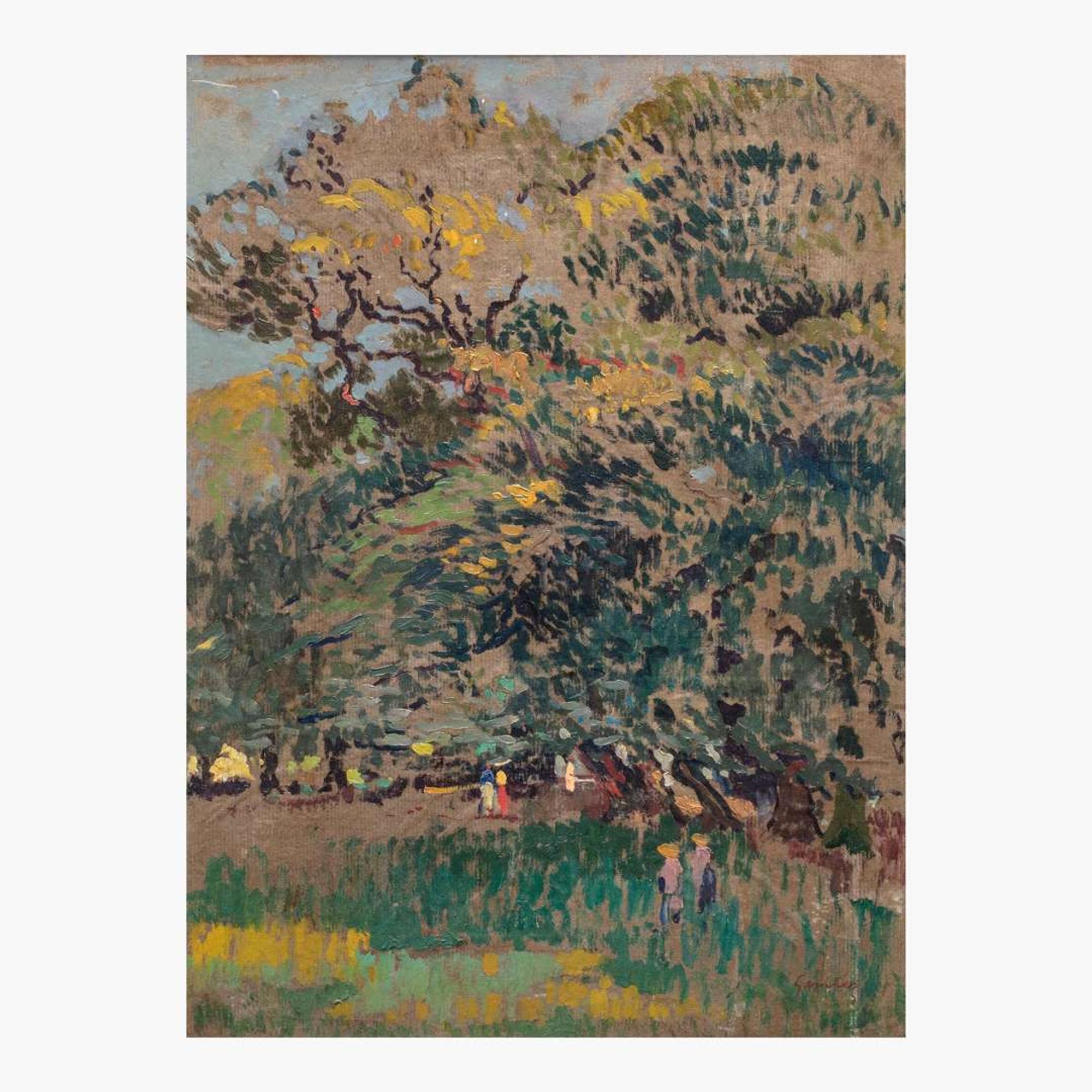 Paul Elie Gernez (French, 1888–1948) La Forêt de Fontainebleau