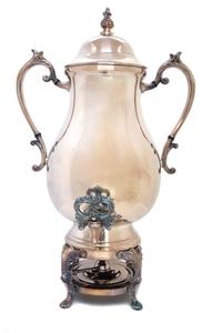 A Silver Plate Coffee Urn Height 22 1/2 inches — 20TH CENTURY