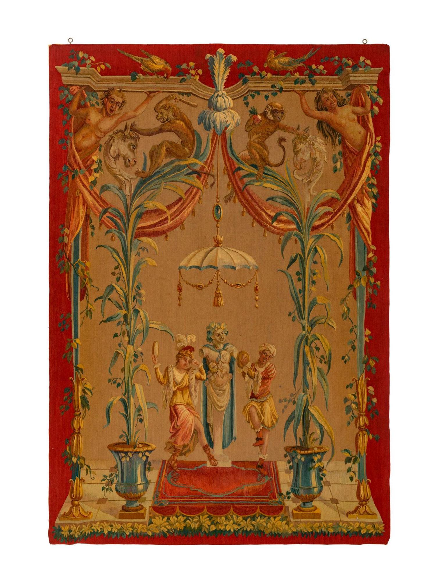 A Beauvais Style Wool Tapestry — 19TH CENTURY
