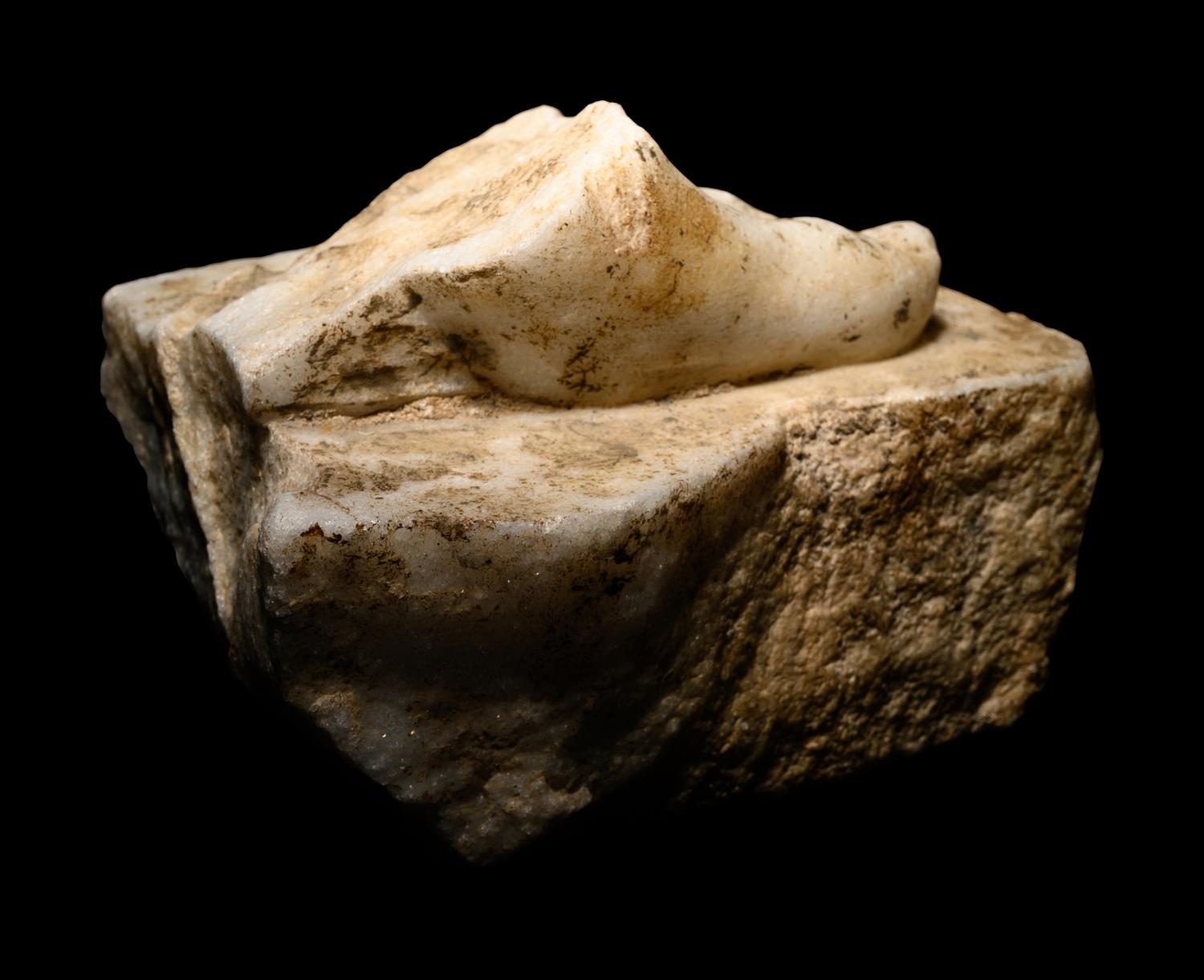 A Roman Marble Fragment of a Left Foot