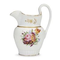 Gilt and enameled porcelain pitcher Tucker and Hemphill China Factory (active 1826-1838), Philadelphia, PA