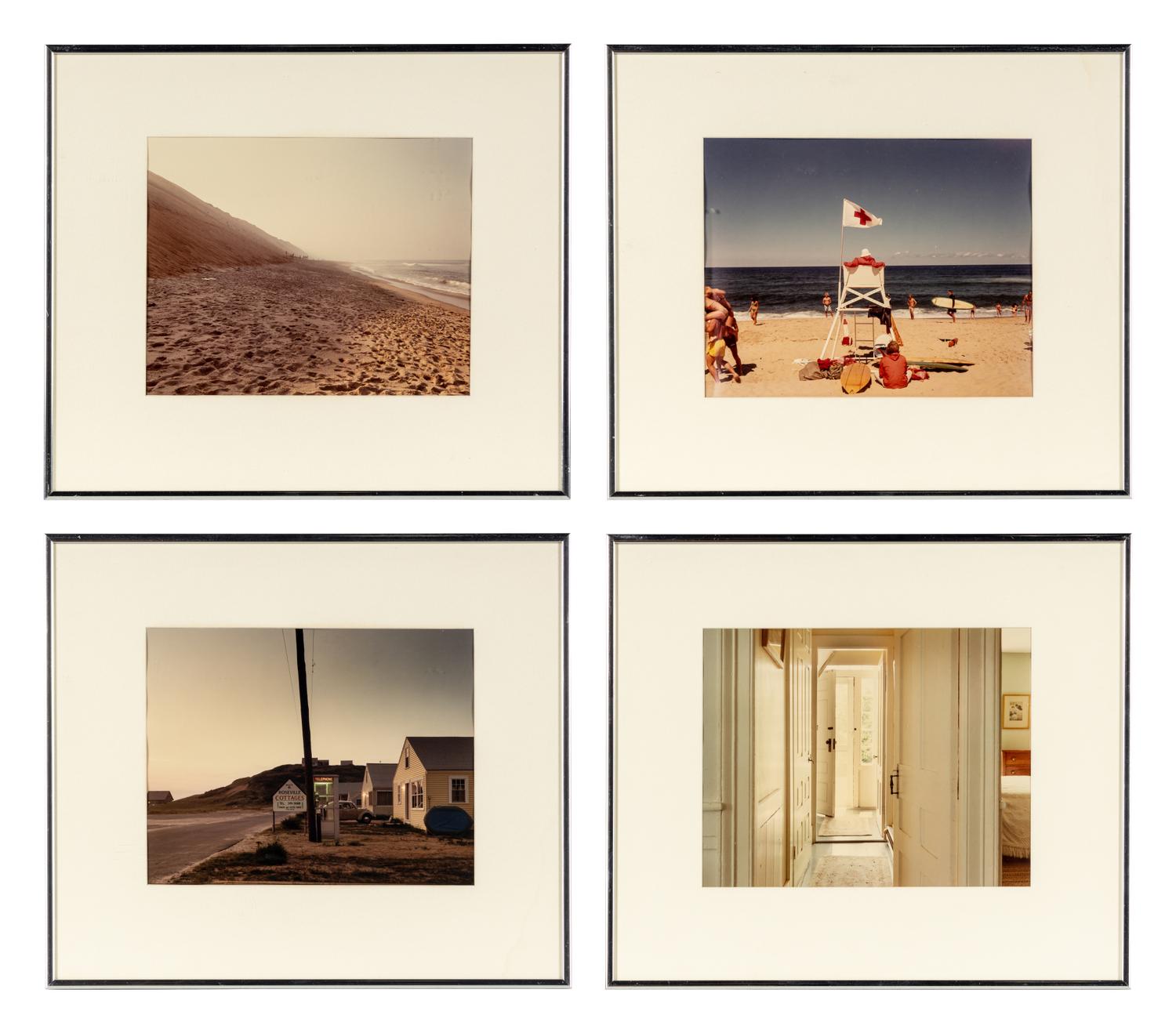 Longnook Beach, Truro; Ballston Beach, Truro; Roseville Cottages, Truro; Hartwig House, Truro (a group of four works), 1976