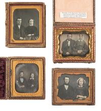 [EARLY PHOTOGRAPHY]. 20 sixth plate daguerreotypes featuring couples.