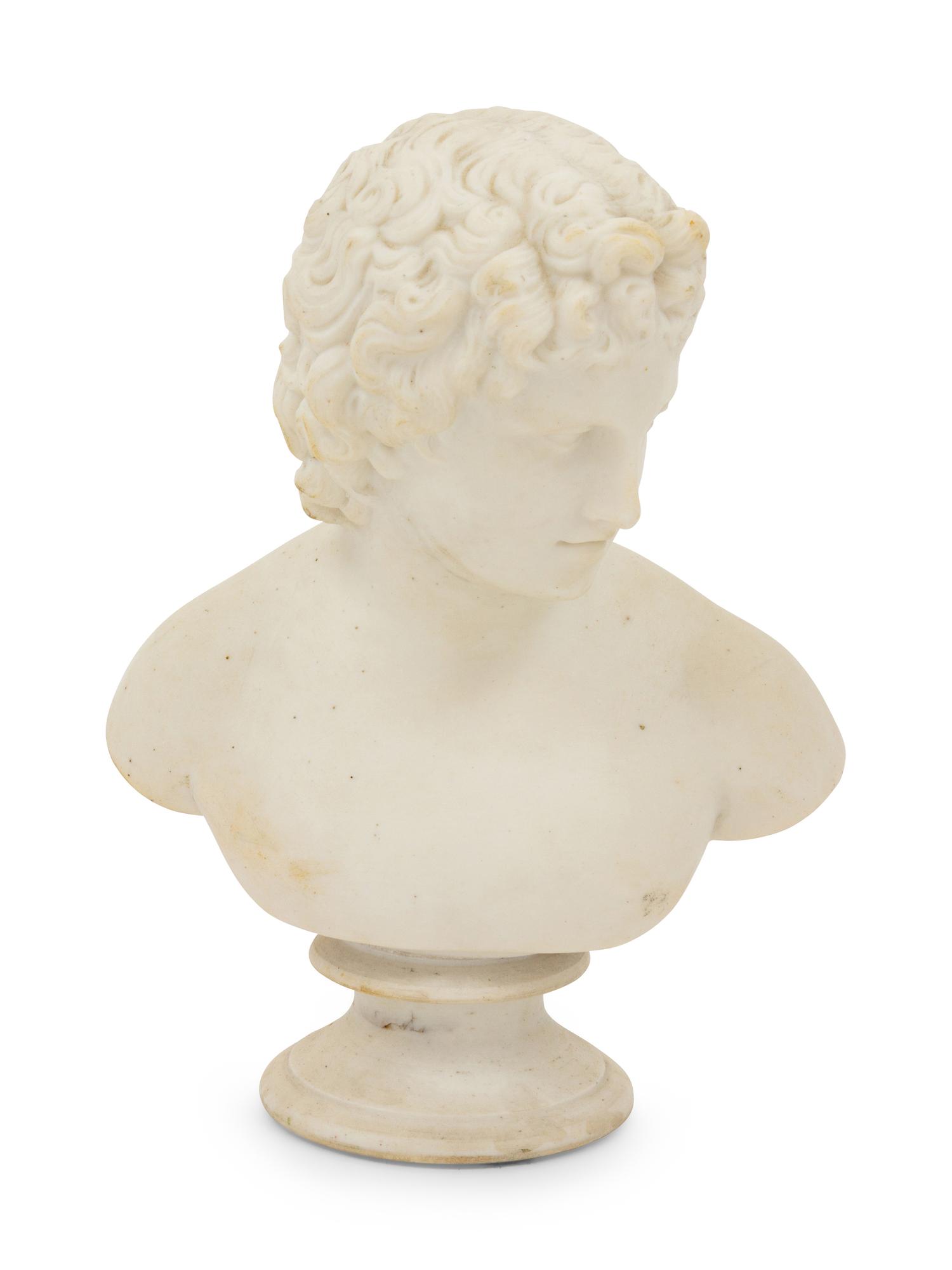A Neoclassical Parianware Bust of Apollo