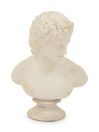 A Neoclassical Parianware Bust of Apollo