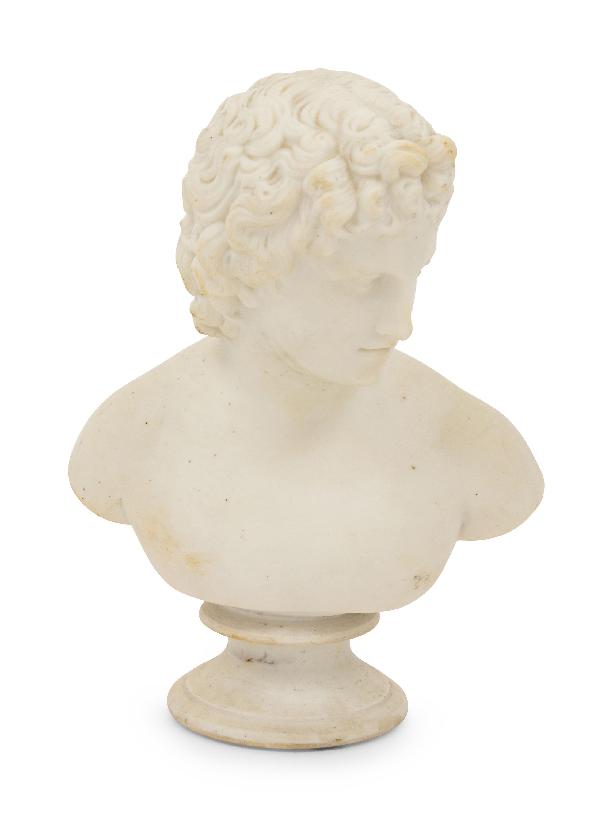 A Neoclassical Parianware Bust of Apollo