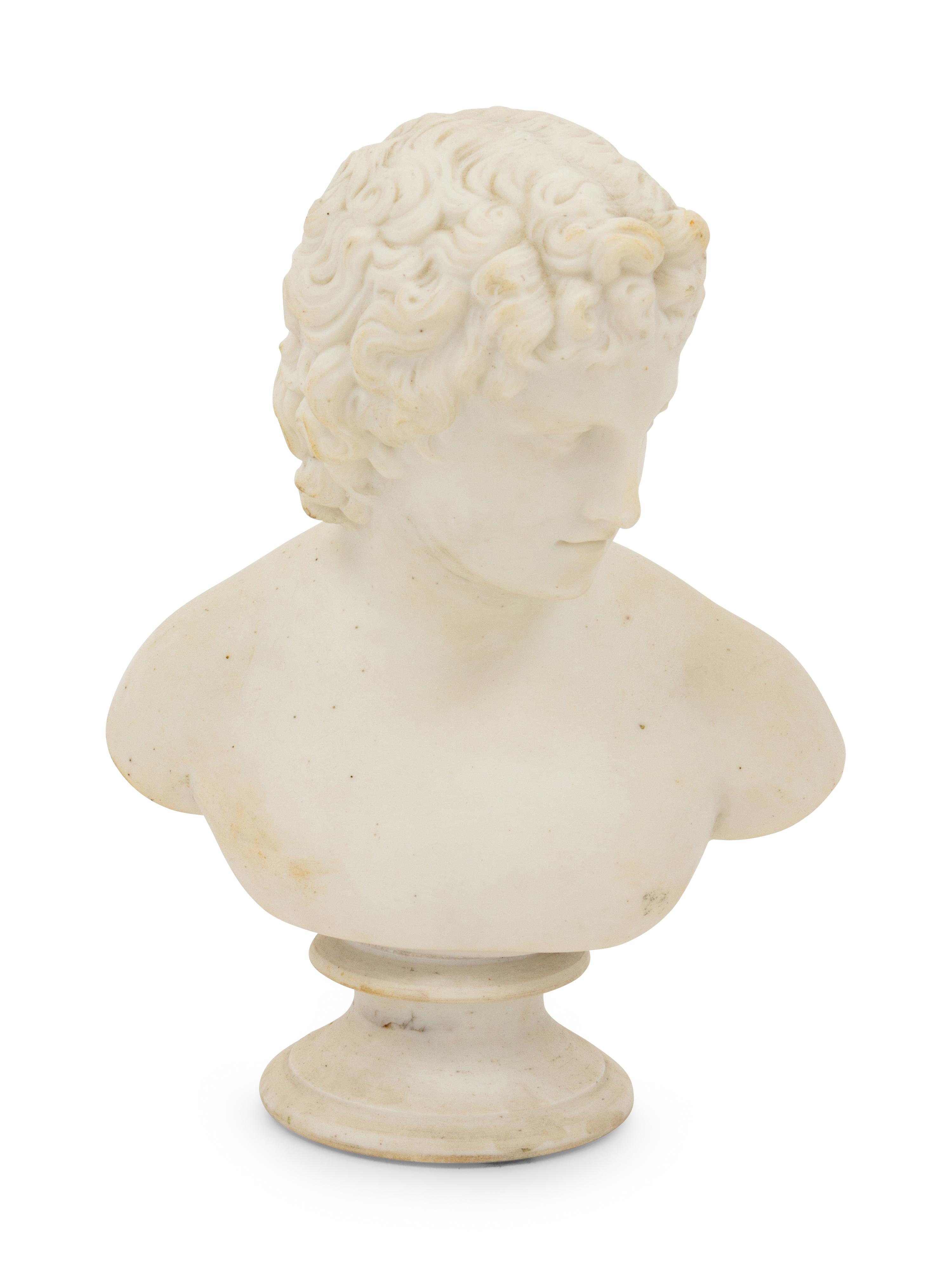A Neoclassical Parianware Bust of Apollo