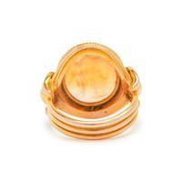 YELLOW GOLD AND CARNELIAN INTAGLIO RING