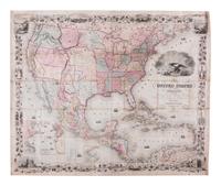[MAPS & ATLASES]. COLTON, G.W. (1827-1901), ATWOOD, John M (b. 1818), and W.S. BARNARD (b. 1809).