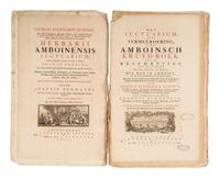 RUMPF, Georg Eberhard (1628-1702). Herbarii Amboinesis Auctuarium ... Het Auctuarium ofte Vermeerdering op her Amboinsch Kruyd-Boek . Amsterdam: Mynard Uytwerf et al, 1755.
