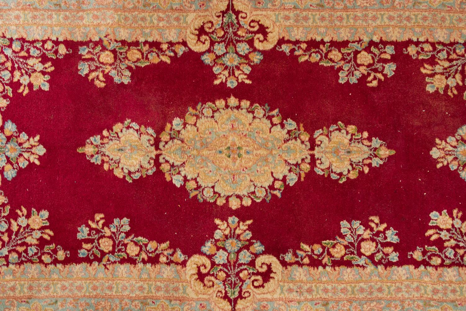 A Kirman Wool Rug