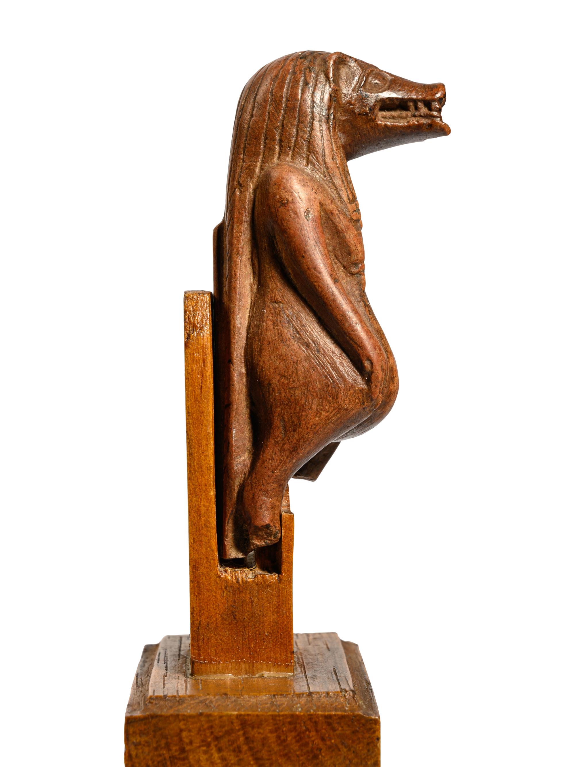 An Egyptian Red Jasper Taweret