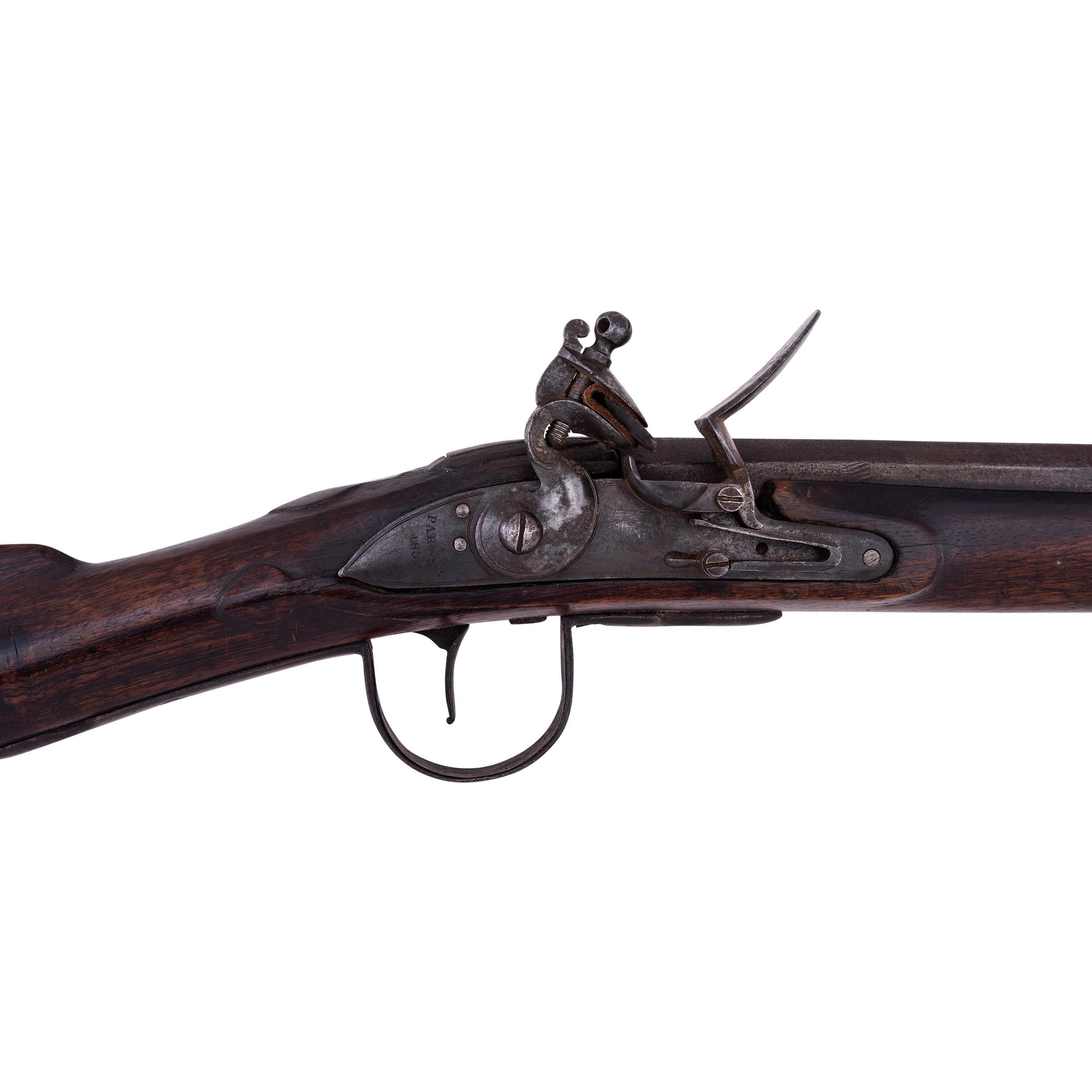 Northwest Trade Flintlock Gun by Parker, Field & Sons - Dated 1839