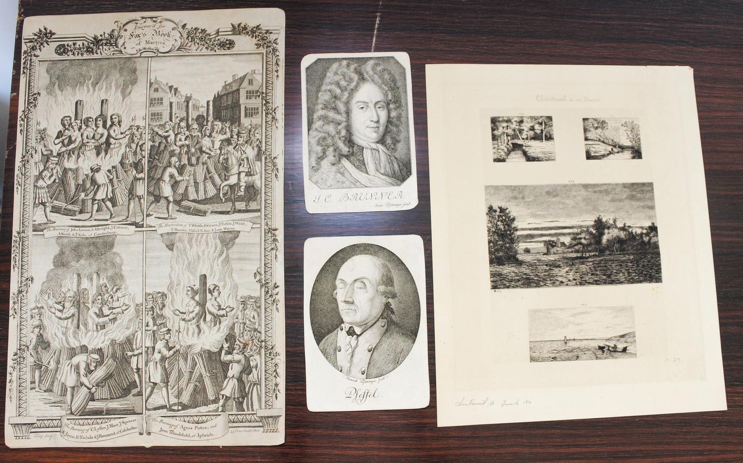 Various Artists, (18th/19th century), A Group of Etchings and Engravings, including works by Reinier Vinkeles, Heinrich Pfenninger
