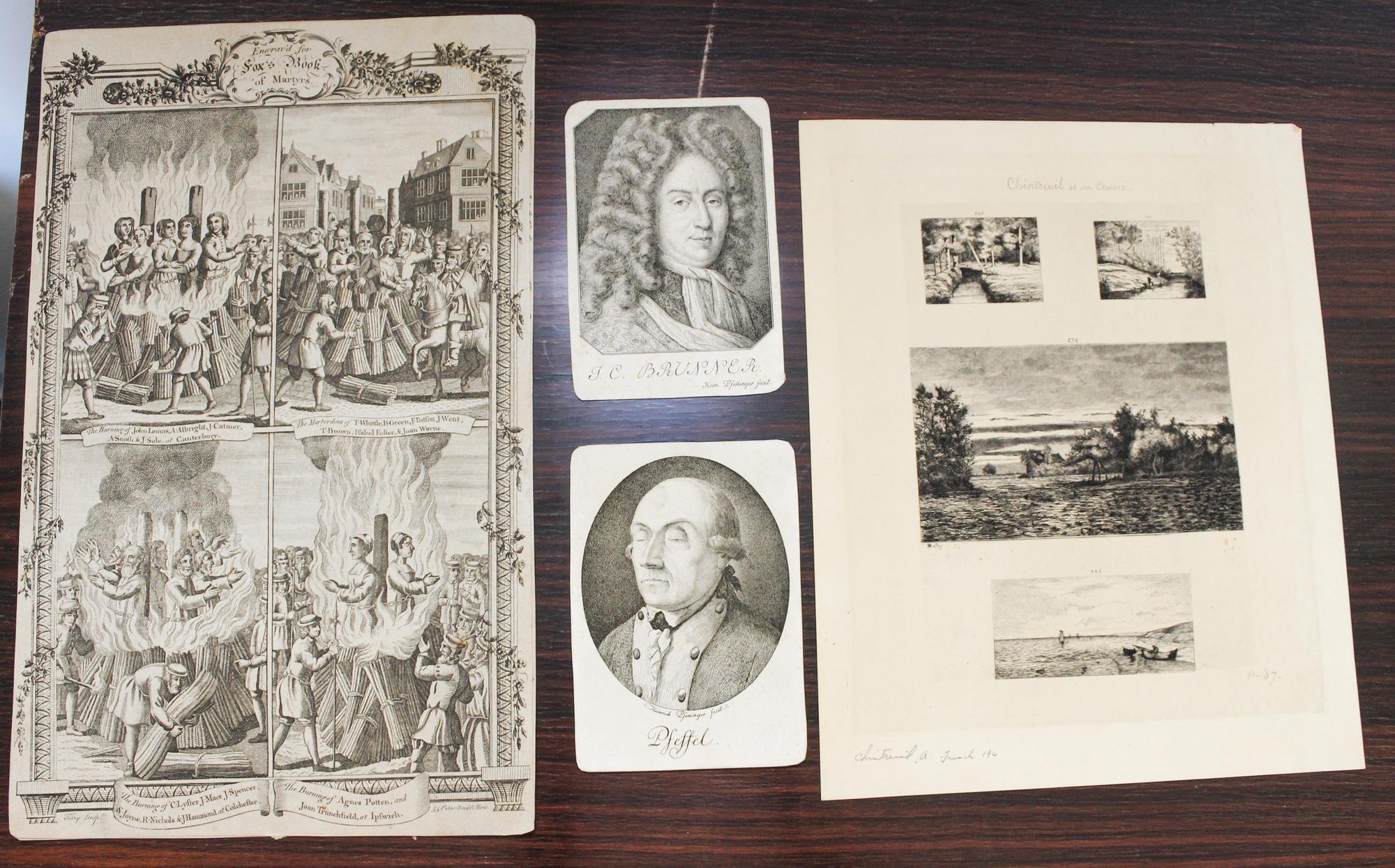 Various Artists, (18th/19th century), A Group of Etchings and Engravings, including works by Reinier Vinkeles, Heinrich Pfenninger