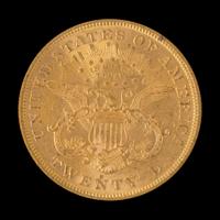 A United States 1872-S Liberty Head $20 Gold Coin