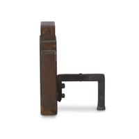 Charles Sumner Greene (1868-1957) and Henry Mather Greene (1870-1954) pair of andirons for the mrs. l.a. robinson House, pasadena,