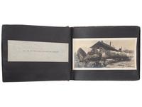 [EARLY PHOTOGRAPHY - OCCUPATIONAL]. American Timber Holding Co. photograph album featuring images from the Pacific Northwest, including: