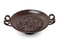 A French Grand Tour Bronze Tazza