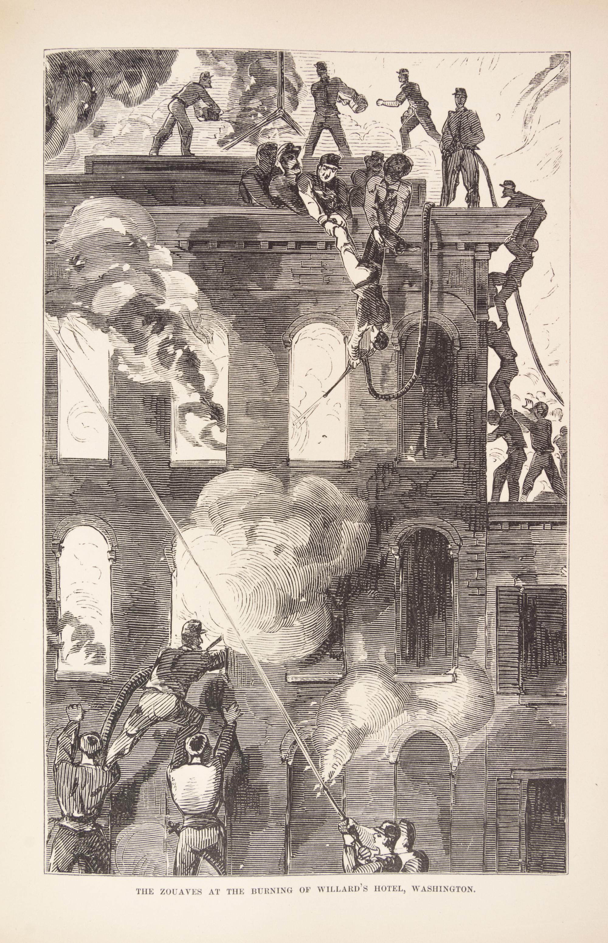 SHELDON, GEORGE W. The Story of the Volunteer Fire Department of the City of New York. New York, 1882. First edition.