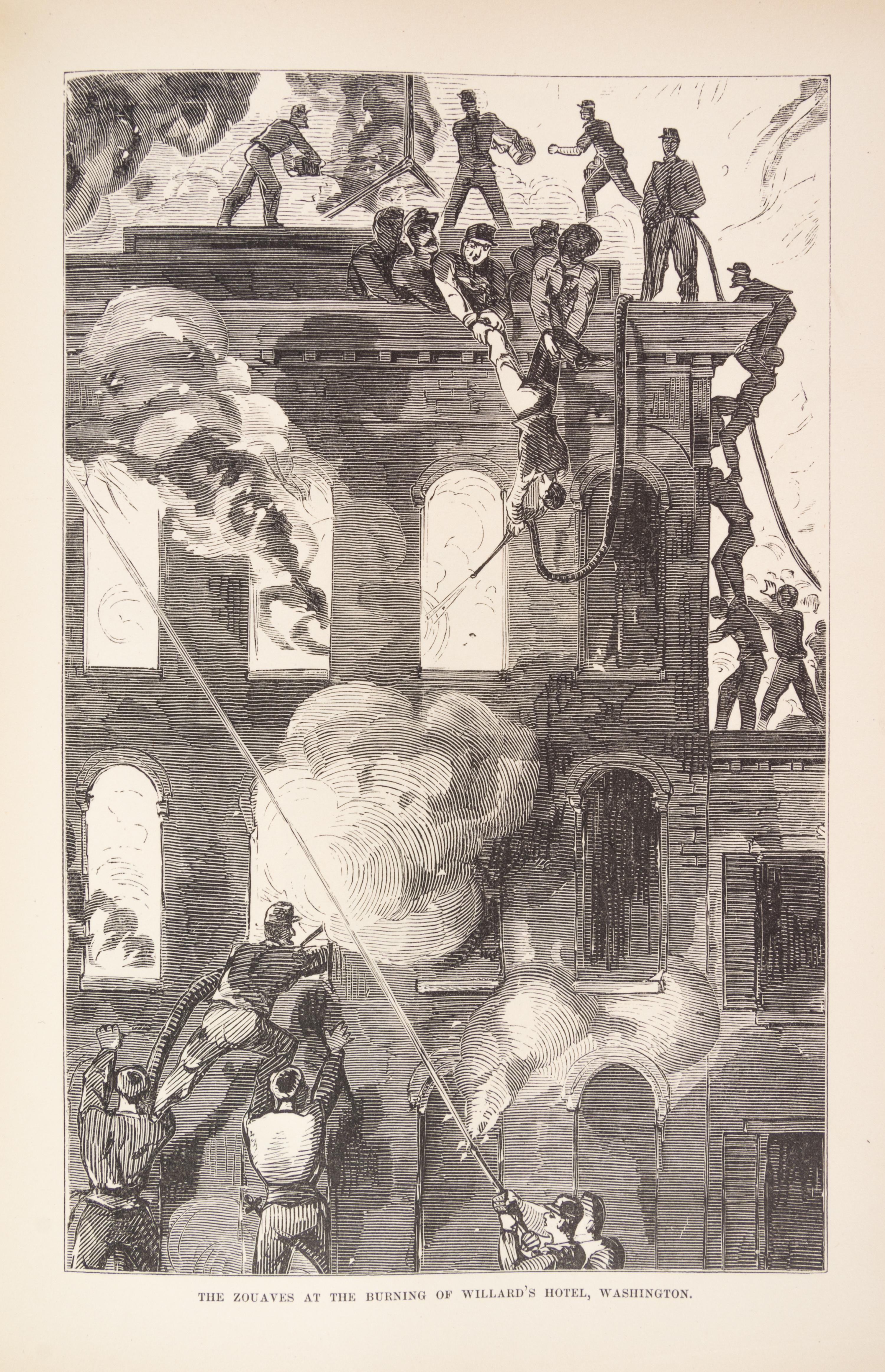 SHELDON, GEORGE W. The Story of the Volunteer Fire Department of the City of New York. New York, 1882. First edition.