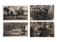 [LATE INDIAN WARS]. A group of 28 photographs from the 50th Anniversary of the Battle of the Little Bighorn, and other Custer Memorials, comprising: