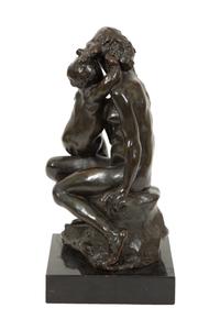 Frère et soeur , conceived c. 1890-91, this work cast in 1964