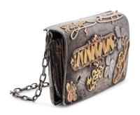 A Russian Gold and Enameled Purse
