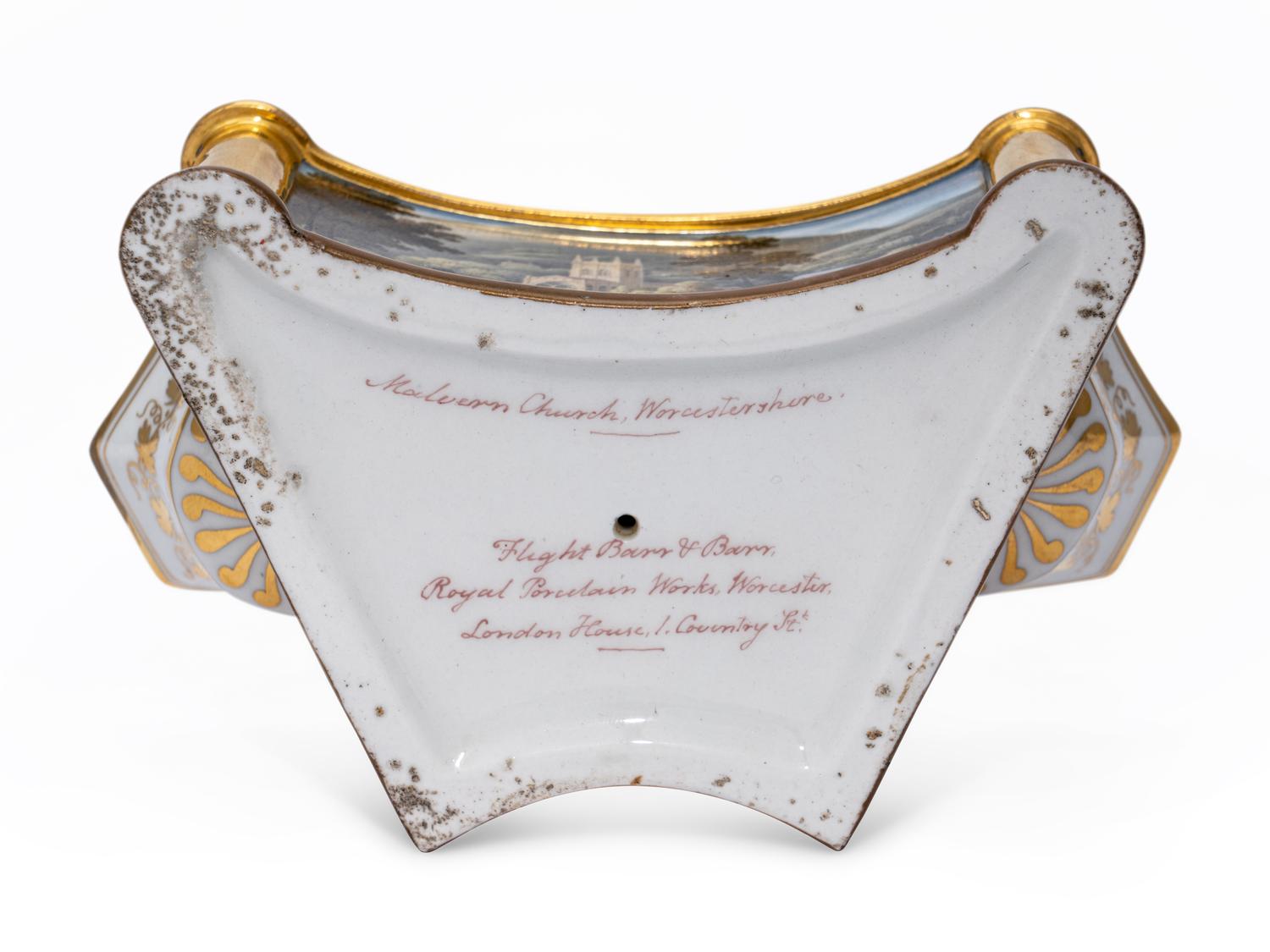 A Flight, Barr and Barr Worcester Porcelain Standish