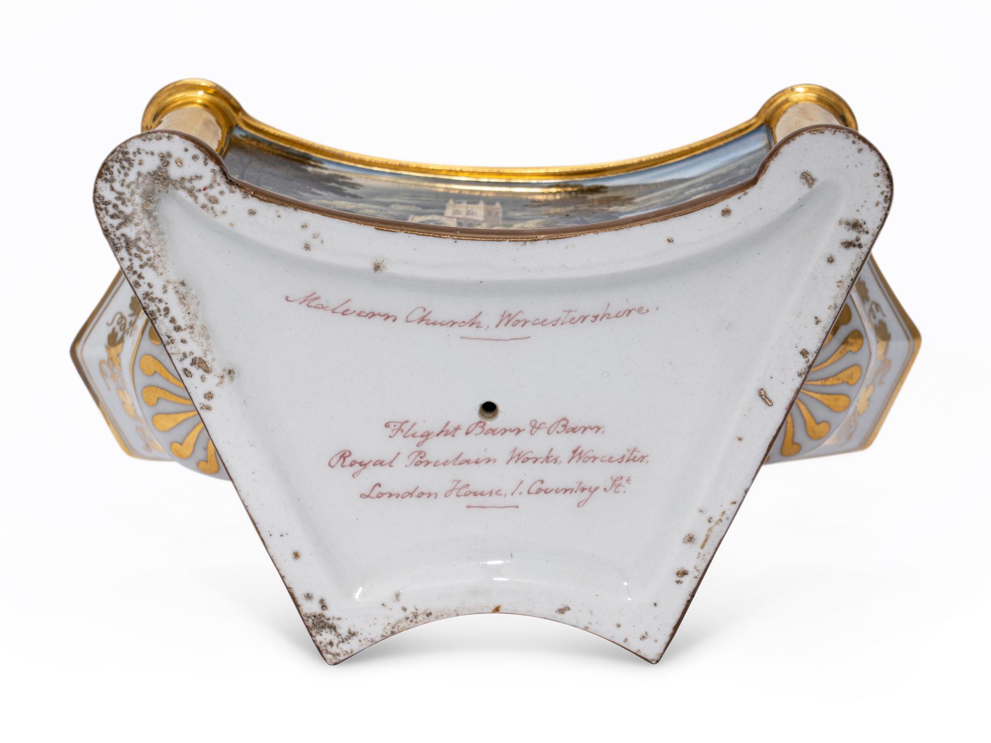 A Flight, Barr and Barr Worcester Porcelain Standish