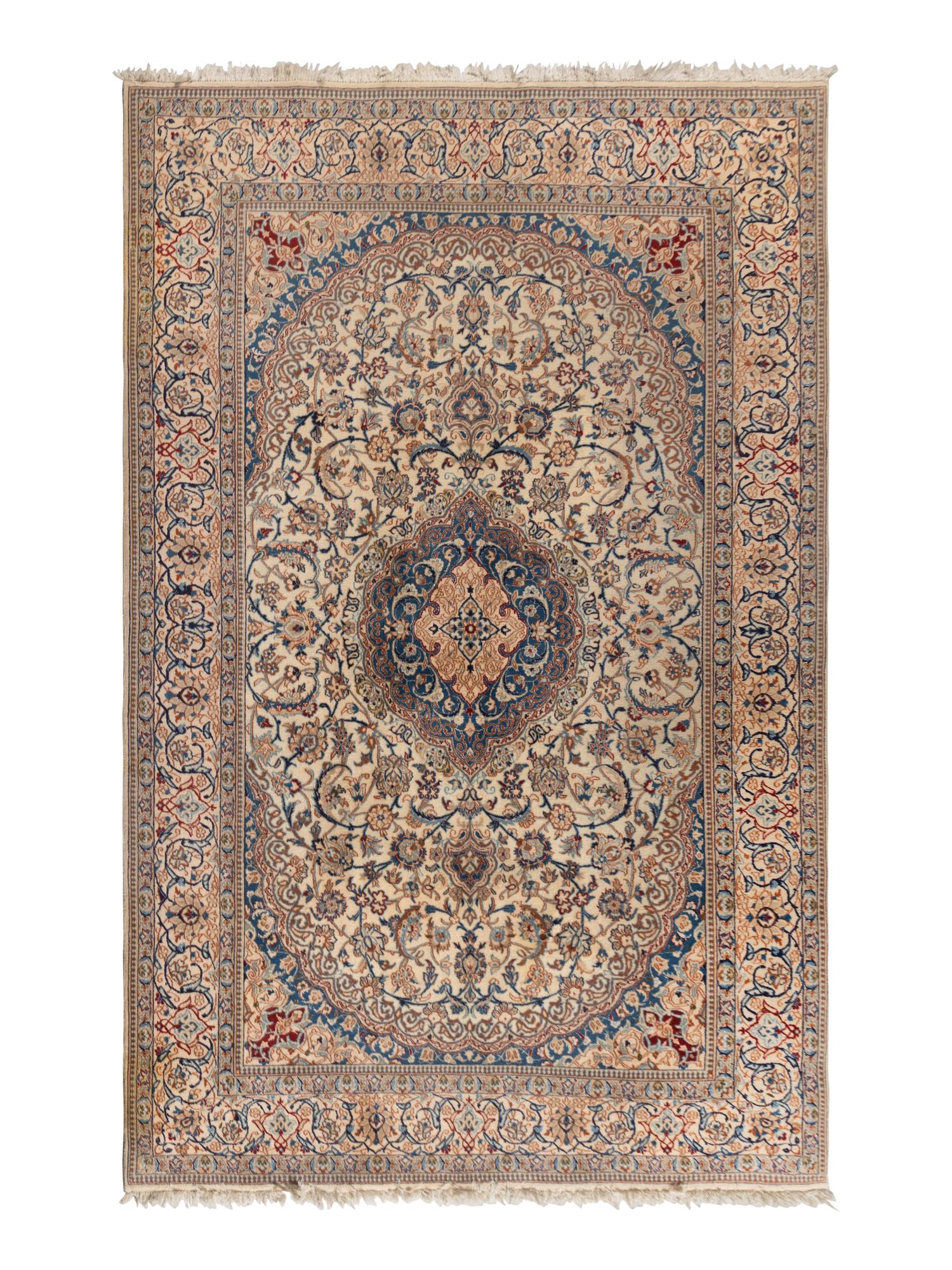A Nain Wool Rug