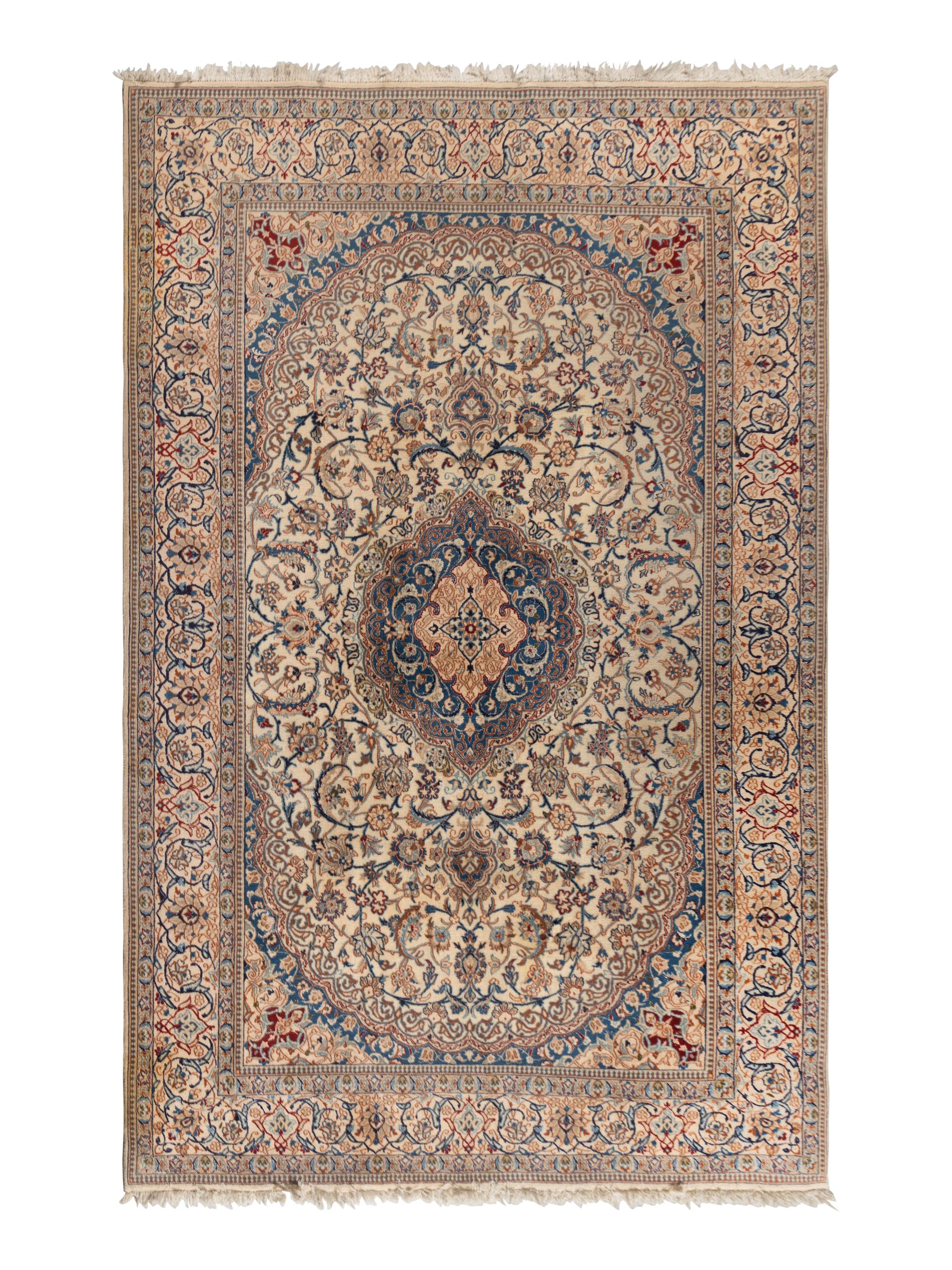 A Nain Wool Rug