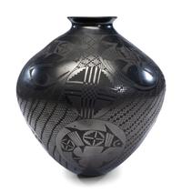 Blackware Pottery Jar
