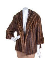 A Brown Mink Jacket,