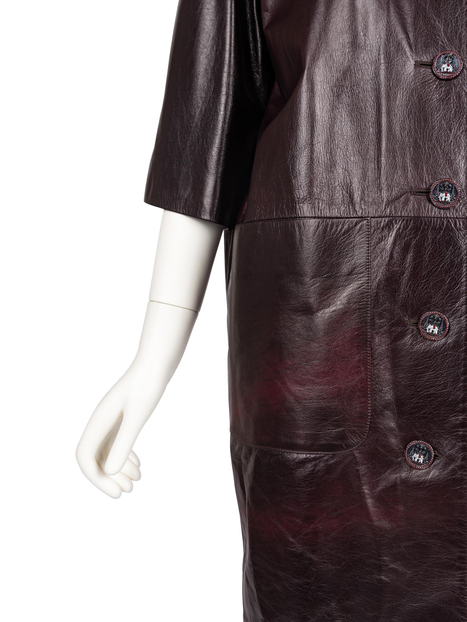 Chanel Leather Coat, Autumn 2012