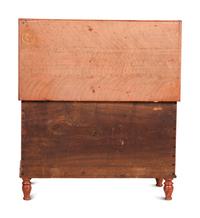 A Late Federal Grain Painted Poplar Blanket Chest