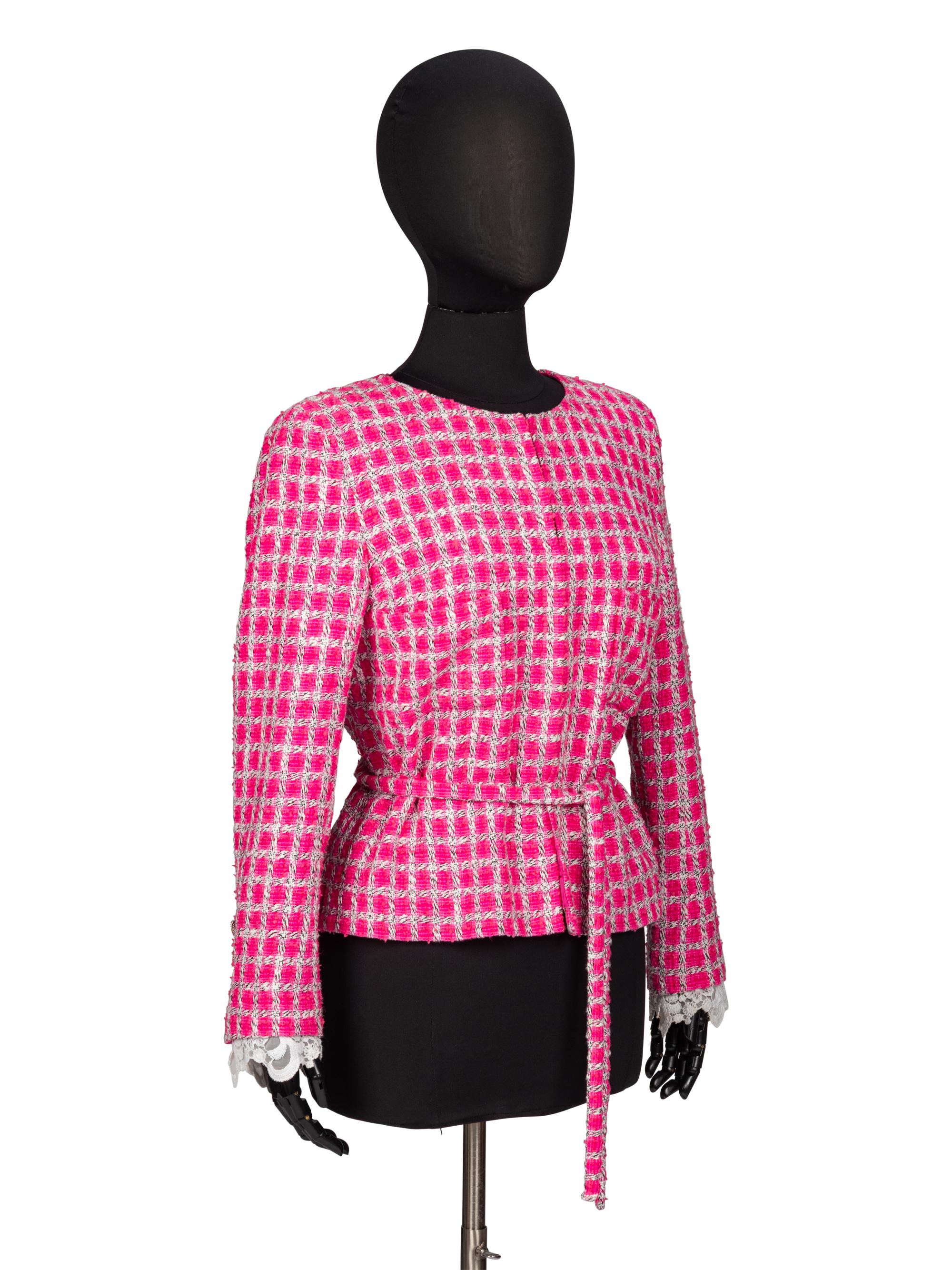 Chanel, Hot Pink Tweed Jacket