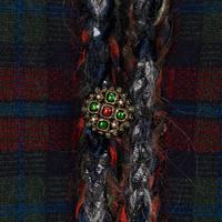 Chanel, Plaid Cashmere Knit Cardigan