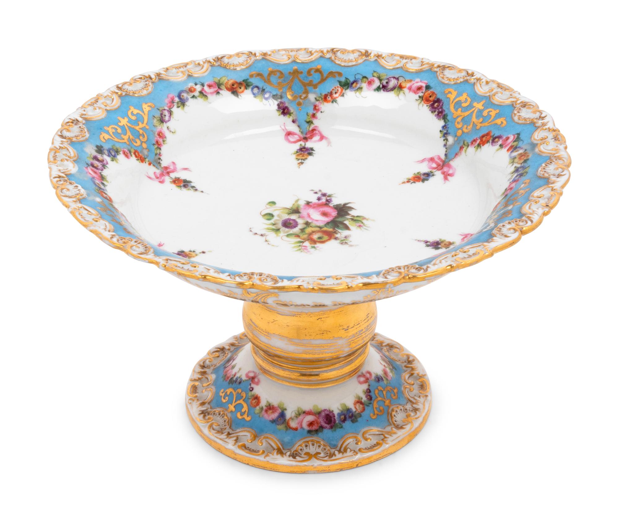 A Group of French Porcelain Dessert Service Articles