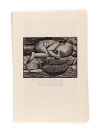 [MOSER, Barry, illustrator]. The Complete Set of Prints Both Published and Unpublished for the Deluxe Edition of The Pennyroyal Caxton Bible . [North Hatfield, MA and New York City: Pennyroyal Caxton Press, 1999].