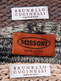 BRUNELLO CUCINELLI & MISSONI, THREE KNIT TOPS